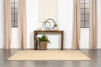 Home & Sleep Outlet - Odilia Rectangular Solid Wood Entryway Console Table Auburn