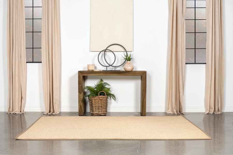 Odilia Rectangular Solid Wood Entryway Console Table Auburn - Home & Sleep Outlet