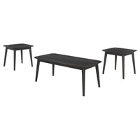 Radley 3-piece Rectangular Coffee Table Set Black - Home & Sleep Outlet