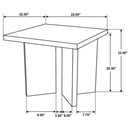 Andando 2-piece Coffee and End Table Set Mango Brown - Home & Sleep Outlet