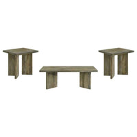 Andando 3-piece Coffee and End Table Set Mango Brown - Home & Sleep Outlet