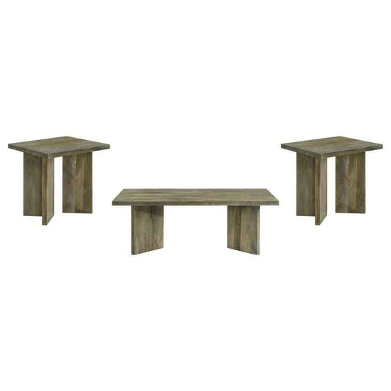 Andando 3-piece Coffee and End Table Set Mango Brown