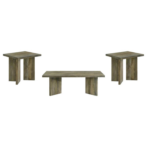 Home & Sleep Outlet - Andando 3-piece Coffee and End Table Set Mango Brown