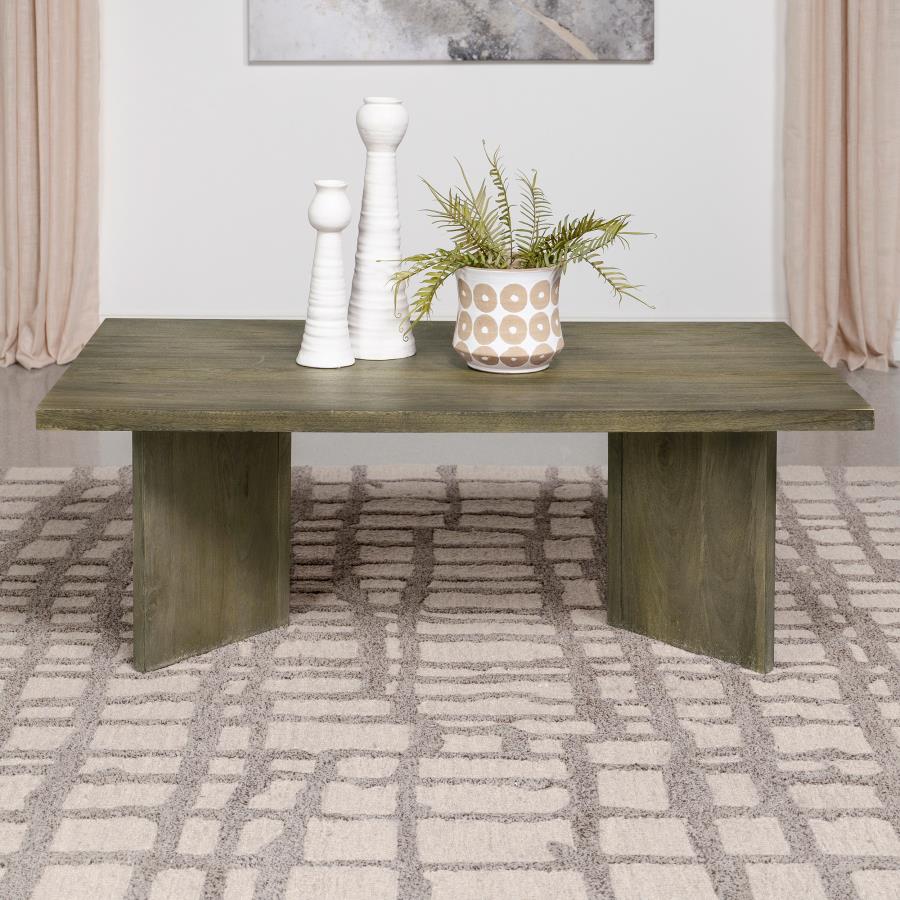 Home & Sleep Outlet - Andando Rectangular Solid Wood Coffee Table Mango Brown
