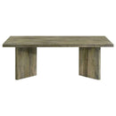 Andando Rectangular Solid Wood Coffee Table Mango Brown - Home & Sleep Outlet