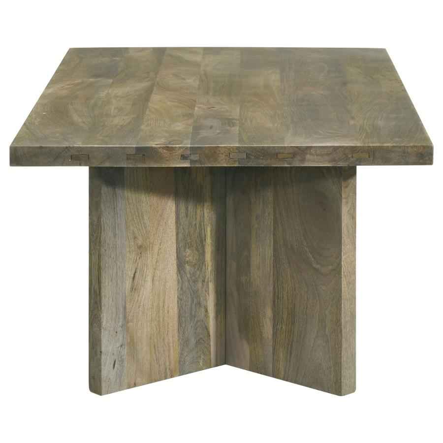 Andando Rectangular Solid Wood Coffee Table Mango Brown - Home & Sleep Outlet