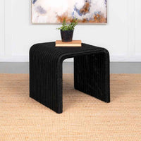 Cahya Woven Rattan Square End Table Black - Home & Sleep Outlet