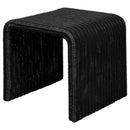 Cahya Woven Rattan Square End Table Black - Home & Sleep Outlet