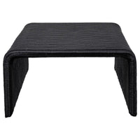 Cahya 2-piece Rattan Coffee and End Table Set Black - Home & Sleep Outlet