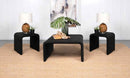 Cahya 3-piece Rattan Coffee and End Table Set Black - Home & Sleep Outlet