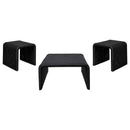 Cahya 3-piece Rattan Coffee and End Table Set Black - Home & Sleep Outlet