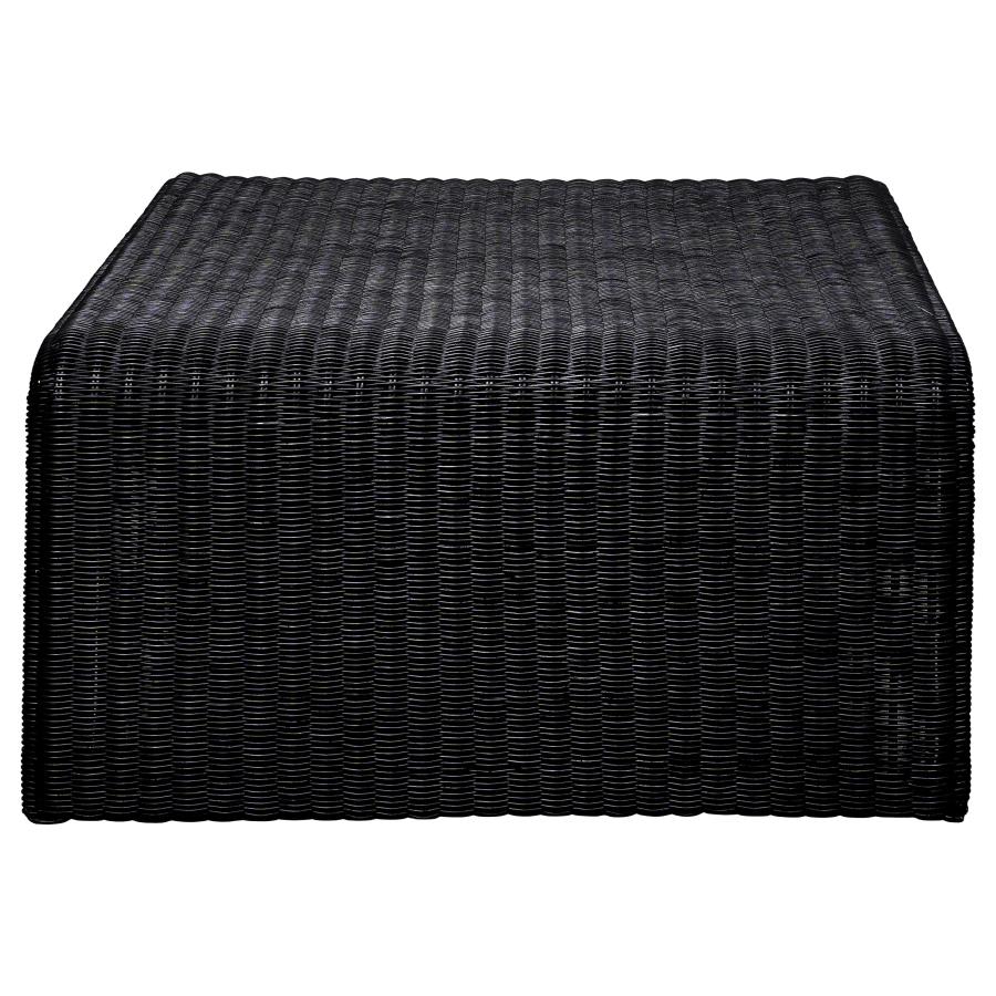 Cahya 3-piece Rattan Coffee and End Table Set Black - Home & Sleep Outlet