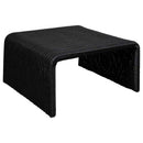 Cahya Woven Rattan Square Coffee Table Black - Home & Sleep Outlet