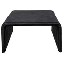 Cahya Woven Rattan Square Coffee Table Black - Home & Sleep Outlet