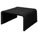 Cahya Woven Rattan Square Coffee Table Black - Home & Sleep Outlet