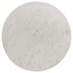 Home & Sleep Outlet - Astoria Round Genuine Marble Coffee Table White