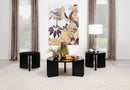 Cordova 3-piece Solid Wood Coffee and End Table Set Black - Home & Sleep Outlet