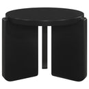 Cordova 3-piece Solid Wood Coffee and End Table Set Black - Home & Sleep Outlet