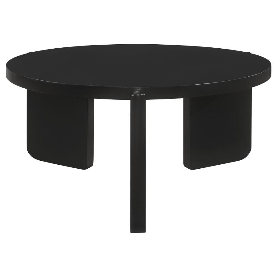Cordova 3-piece Solid Wood Coffee and End Table Set Black - Home & Sleep Outlet