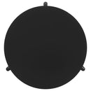 Cordova Round Solid Wood Coffee Table Black - Home & Sleep Outlet