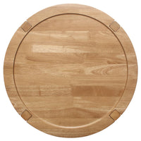 Camillo Round Solid Wood Side End Table Maple Brown - Home & Sleep Outlet
