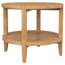 Camillo 3-piece Round Coffee and End Table Set Maple - Home & Sleep Outlet