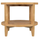 Camillo 3-piece Round Coffee and End Table Set Maple - Home & Sleep Outlet