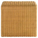 Cahya Square Woven Rattan End Table Natural