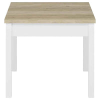 Stacie 3-piece Coffee Table Set Distressed Pine and White
