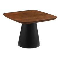 Eason 2-piece Coffee Table Set Walnut and Black