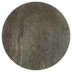 Home & Sleep Outlet - Kinkaid Round Solid Mango Wood End Table Brown
