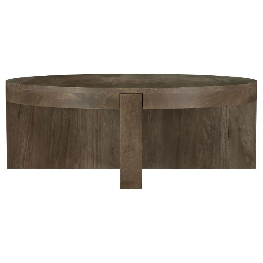 Home & Sleep Outlet - Kinkaid 2-piece Solid Wood Coffee and End Table Set Brown