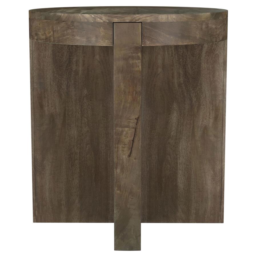 Home & Sleep Outlet - Kinkaid 3-piece Solid Wood Coffee and End Table Set Brown