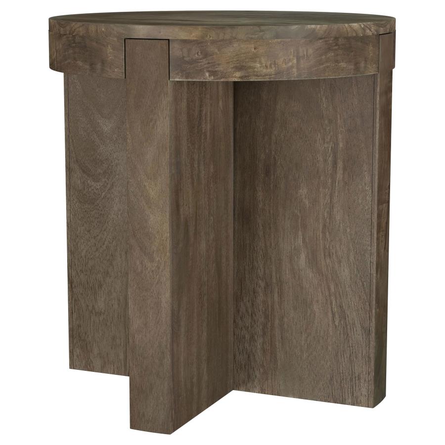 Home & Sleep Outlet - Kinkaid 3-piece Solid Wood Coffee and End Table Set Brown