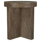 Home & Sleep Outlet - Kinkaid 3-piece Solid Wood Coffee and End Table Set Brown