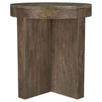 Kinkaid 3-piece Solid Wood Coffee and End Table Set Brown