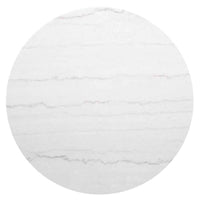 Jason Round White Marble Top Coffee Table Charcoal