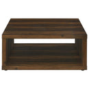 Frisco 2-piece Coffee and End Table Set Dark Pine