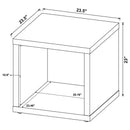 Frisco 2-piece Coffee and End Table Set Dark Pine