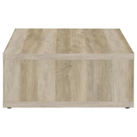 Frisco 2-piece Coffee and End Table Set Distressed Pine