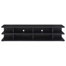 Cartmill 78-inch 2-tier TV Stand Media Console Black