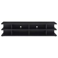 Cartmill 78-inch 2-tier TV Stand Media Console Black