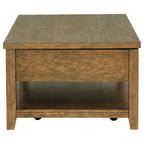 Home & Sleep Outlet - Payne 48-inch Mobile Lift Top Coffee Table Distressed Brown