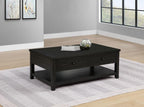 Home & Sleep Outlet - Payne 48-inch Mobile Lift Top Coffee Table Distressed Java