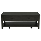 Home & Sleep Outlet - Payne 48-inch Mobile Lift Top Coffee Table Distressed Java