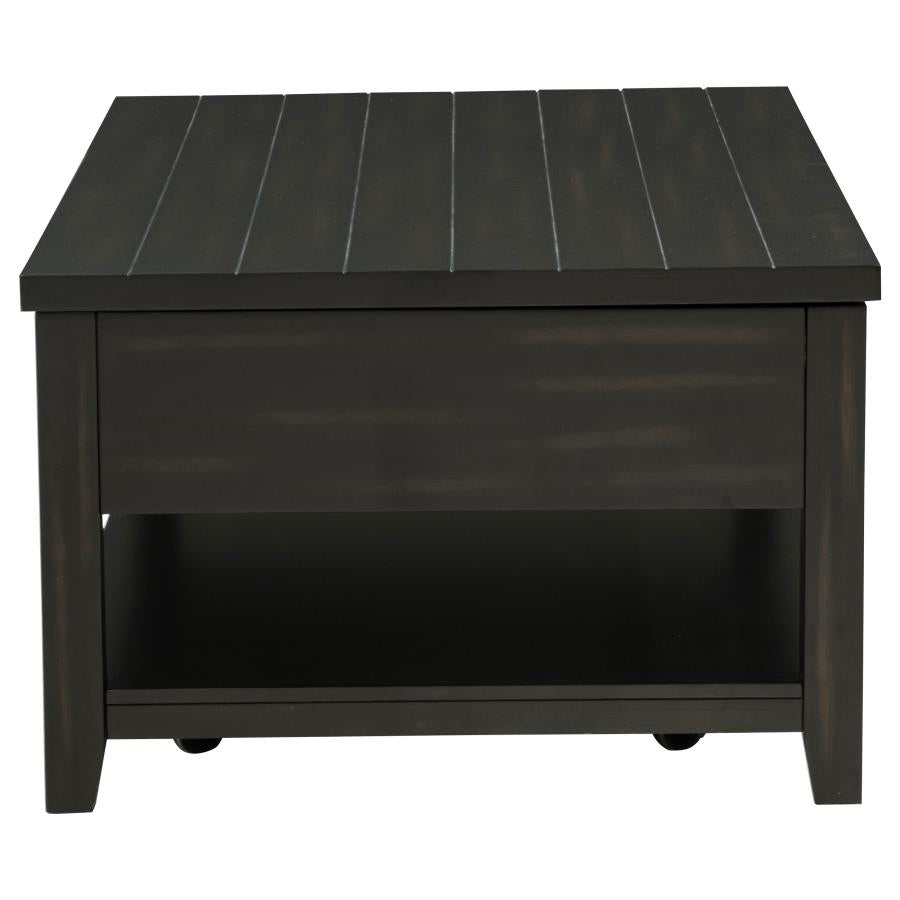 Home & Sleep Outlet - Payne 48-inch Mobile Lift Top Coffee Table Distressed Java