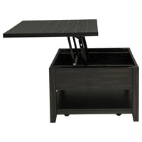 Payne 48-inch Mobile Lift Top Coffee Table Distressed Java