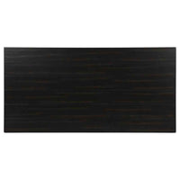 Payne Wood Coffee Table with Shelf Distressed Java