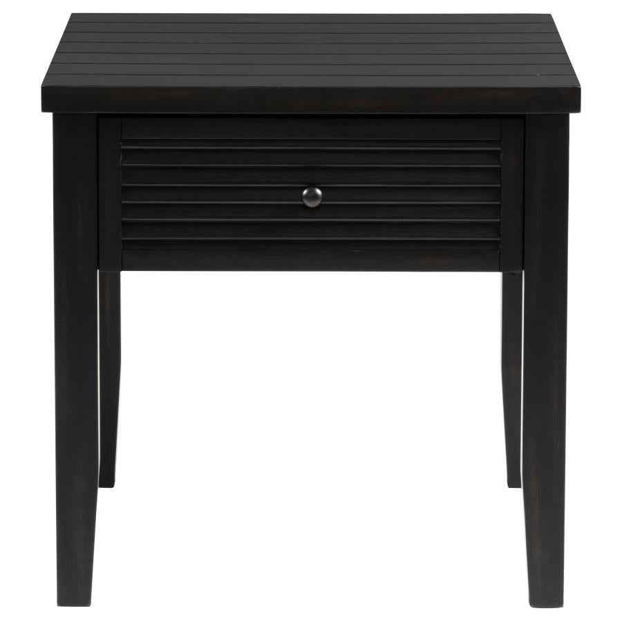 Concord 3-piece Coffee and End Table Set Distressed Java