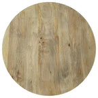 Home & Sleep Outlet - Touhy 3-piece Round Coffee and End Table Set Natural Mango